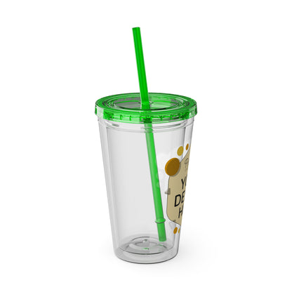 Custom 16oz Tumbler with Straw
