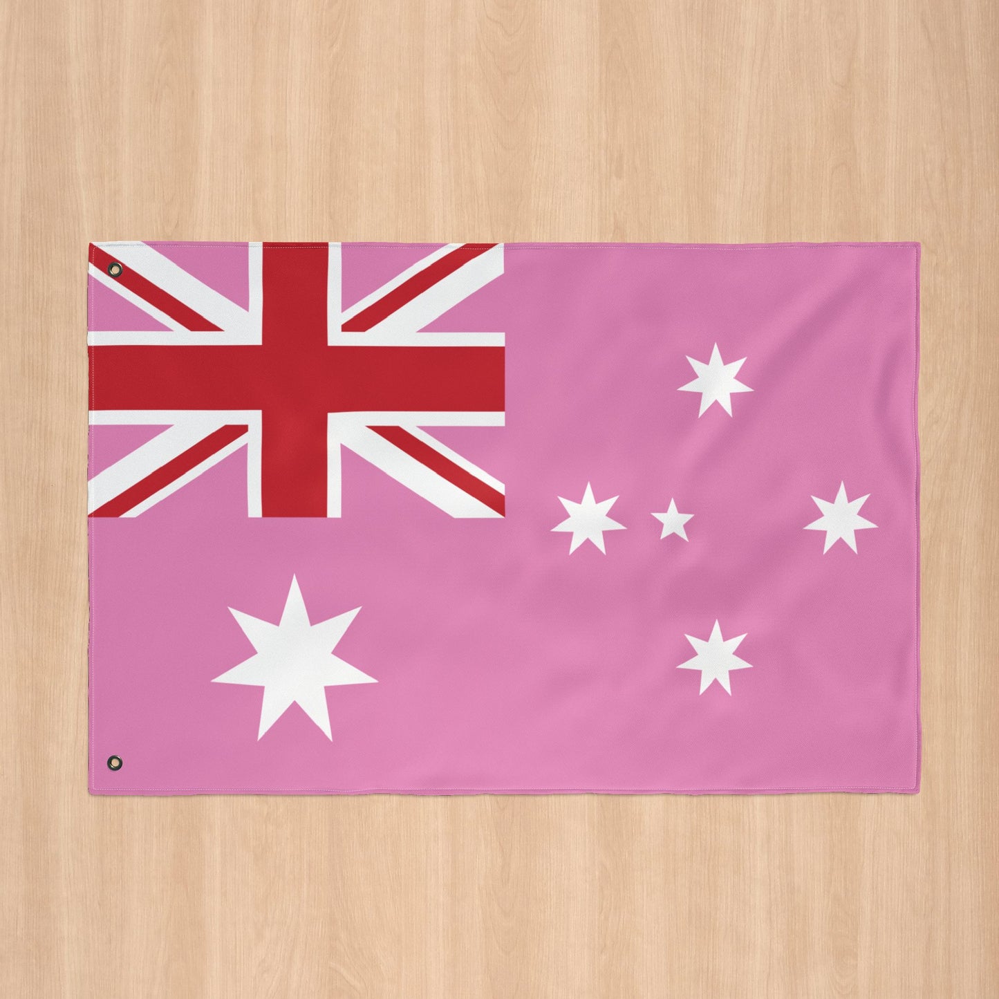 Australia Gay Pride Pink Flag with Grommets