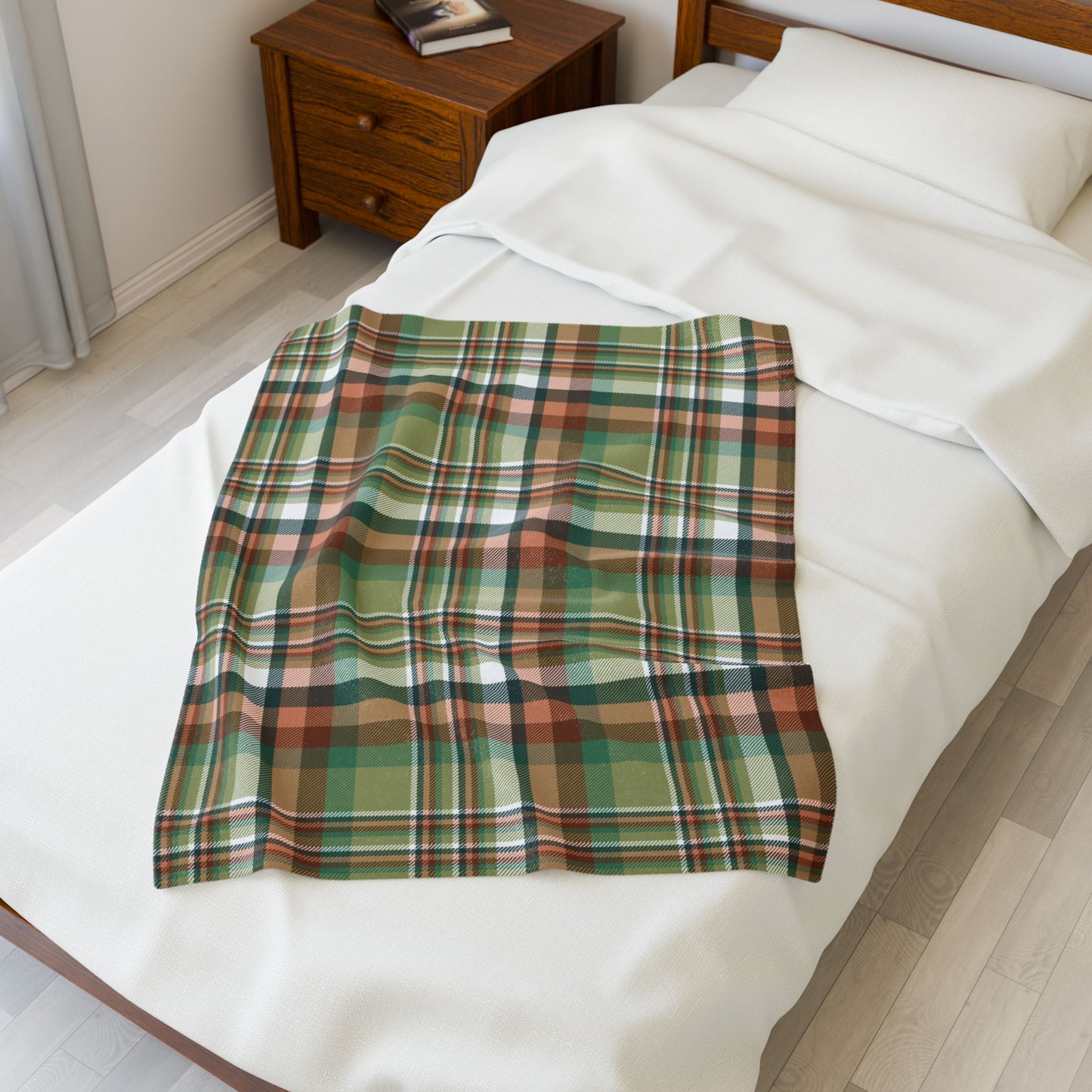 Nebulasexual Pride Plaid Velveteen Plush Blanket