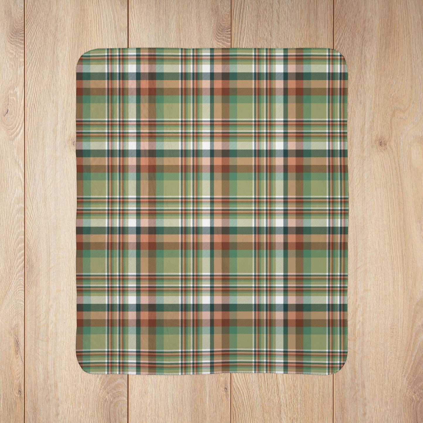 Nebulasexual Pride Plaid Fleece Sherpa Blanket
