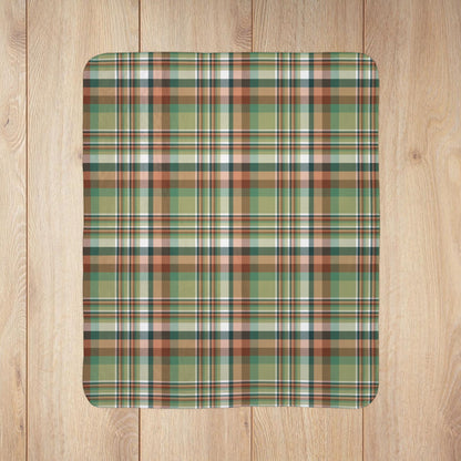 Nebulasexual Pride Plaid Fleece Sherpa Blanket