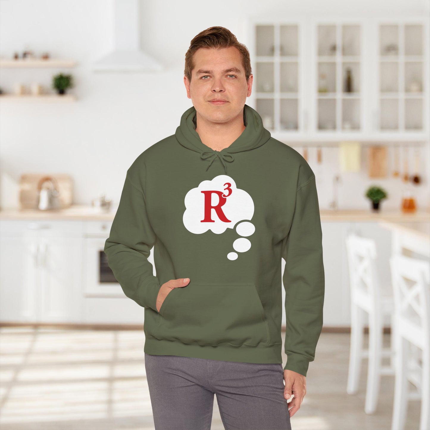 Military Green Red’s Randumb Ruminations Hoodie
