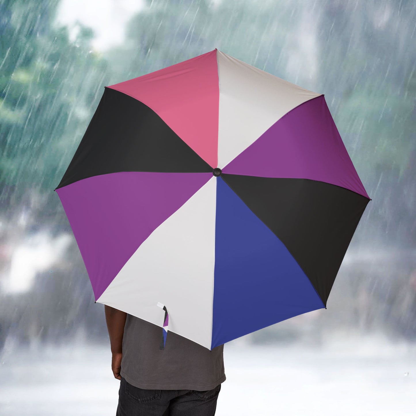 One size Genderfluid Pride Umbrella