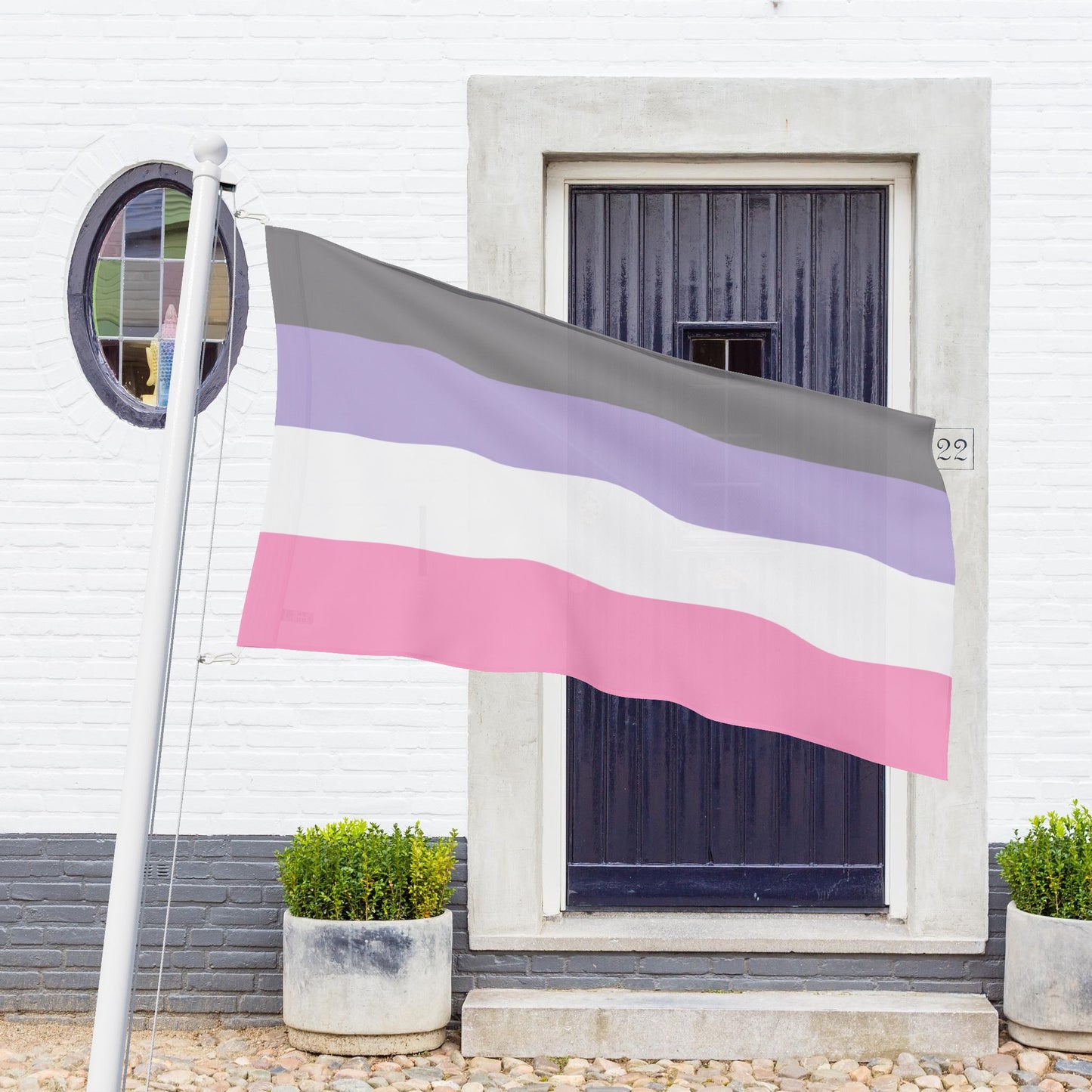 Cupiosexual Pride Flag (Single Sided Print), LGBTQIA+ Kalossexual Pride Flags, LGBTQ+ Cupio Pride