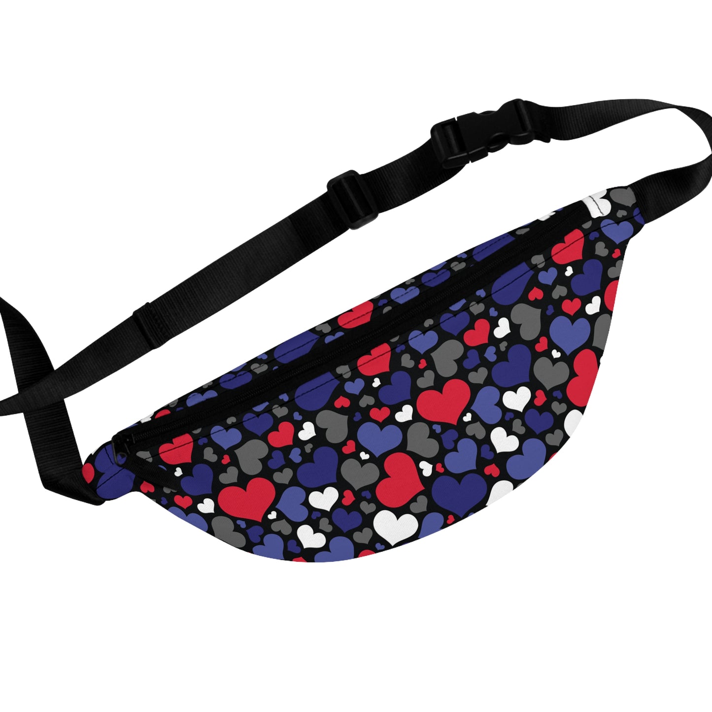 Leather Pride Hearts Fanny Pack