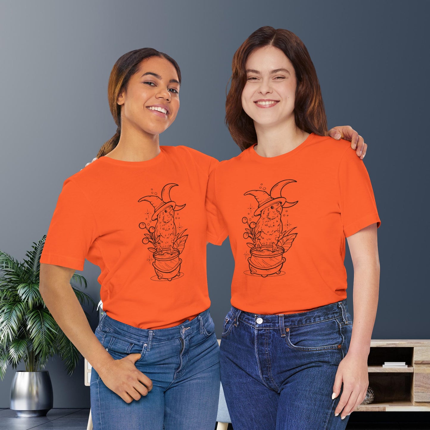 Witches' Brew Lovebird, Line Art Tee