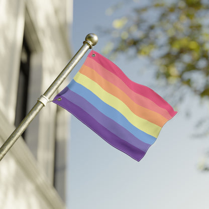 12'' × 18'' Xenogender Pride Stripes Flag with Grommets
