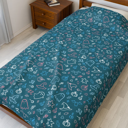 Transgender Pride Halloween Velveteen Plush Blanket