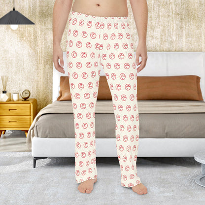Men’s AMC Rambler Red Logo Ivory Pajama Pants