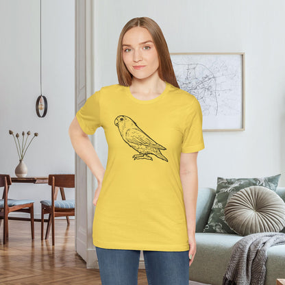Holly Girl Lovebird, Line Art Tee