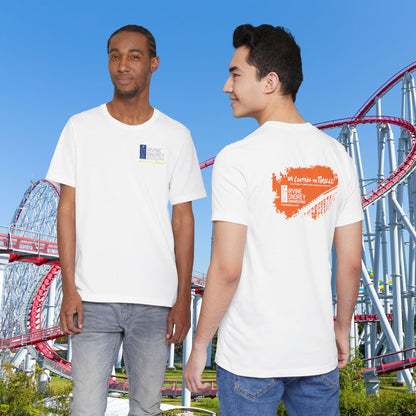 White OG Woodie Tee (BACK graphic) • Irvine Ondrey Engineering