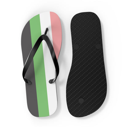 Idemromantic Pride Flip Flops