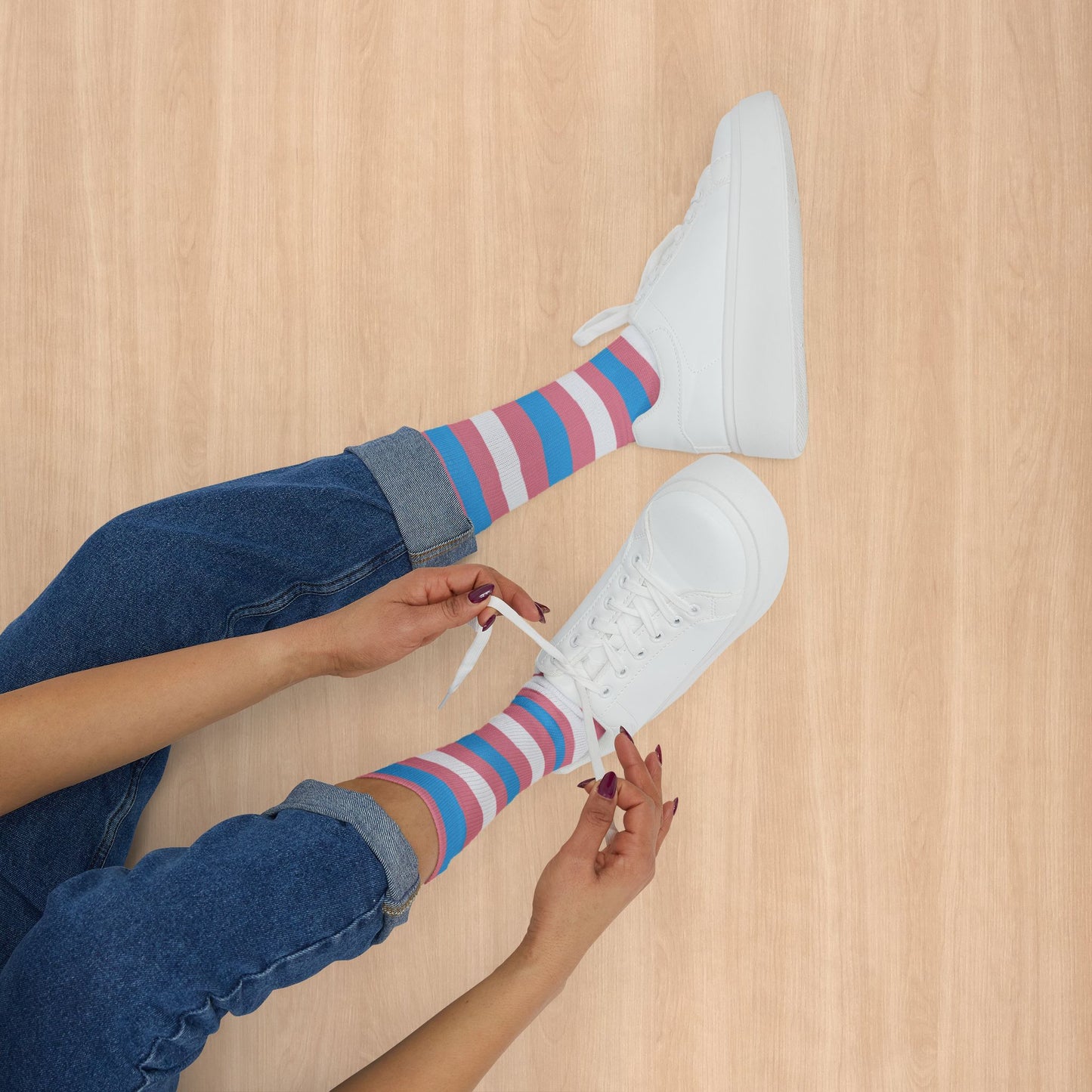 Transgender Pride Socks
