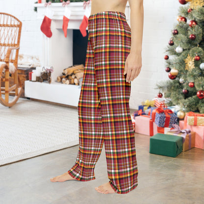 Women’s Christmas Women’s Red & Yellow Arizona AZ Plaid Pajama Pants