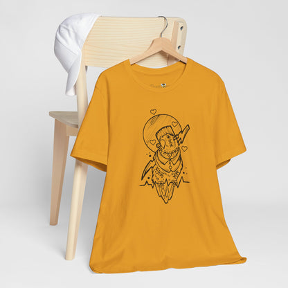 Frankenstein Lovebird, Line Art Tee