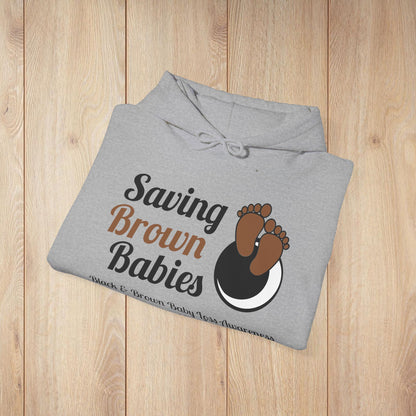 Quietly United in Loss Together Non-Profit / Saving Brown Babies Charity Sweatshirt à capuche, Grossesse et sensibilisation à la perte du nourrisson