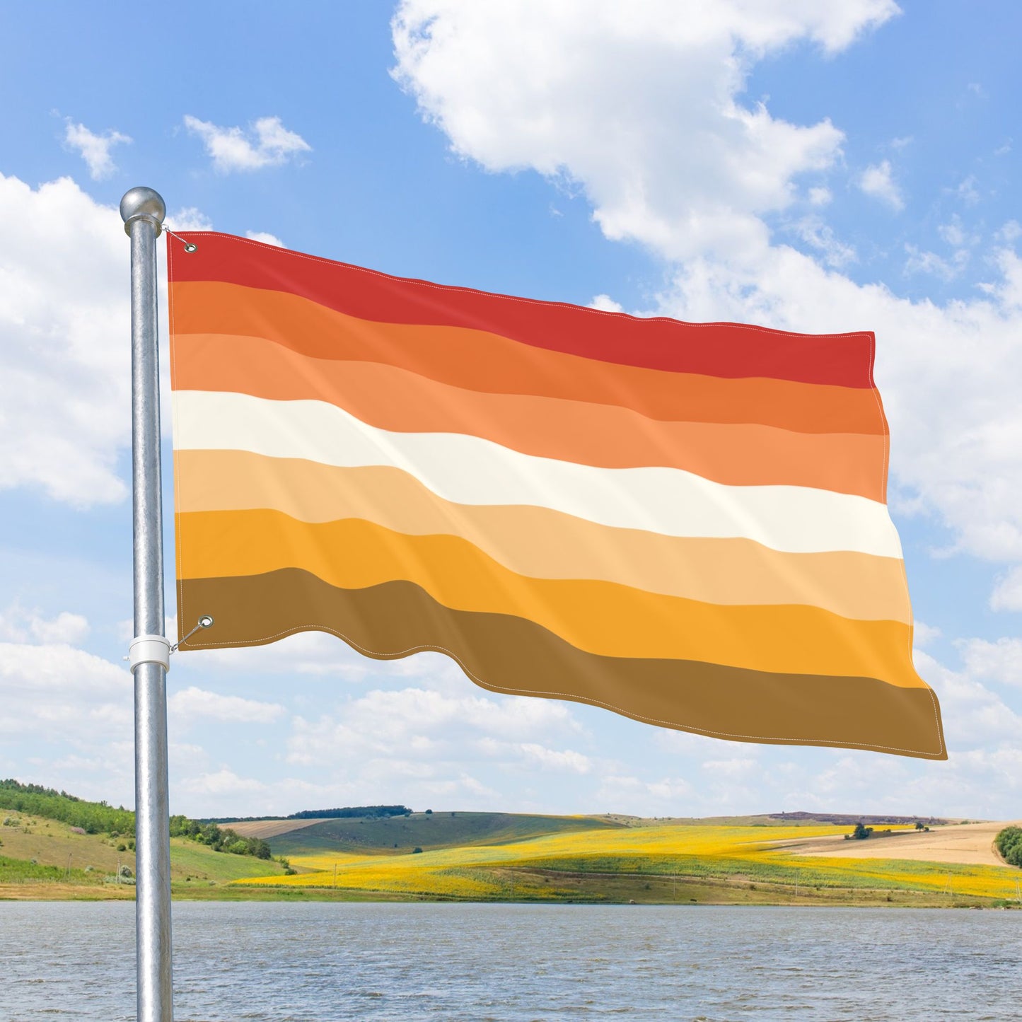 Butch Double-Sided Pride Flag with Grommets
