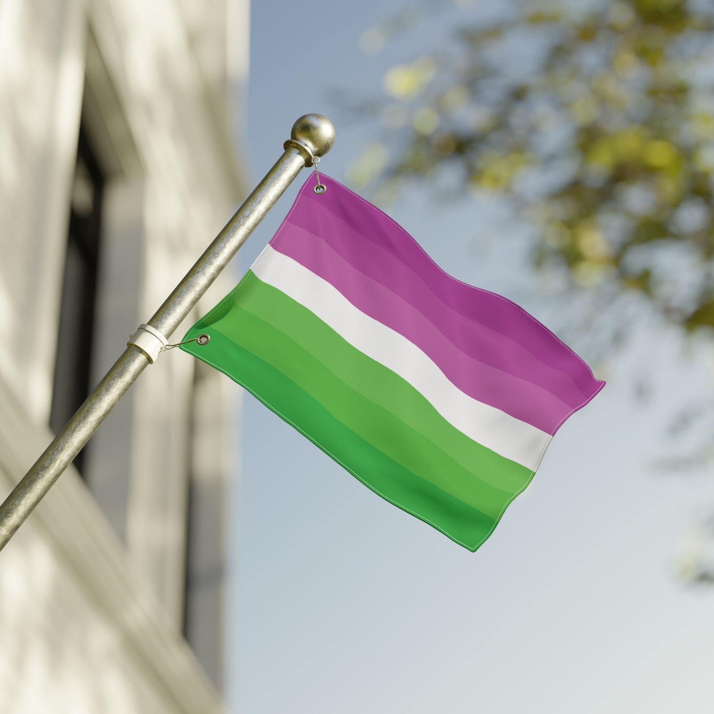 12'' × 18'' Petalsexual Double-Sided Pride Flag with Grommets