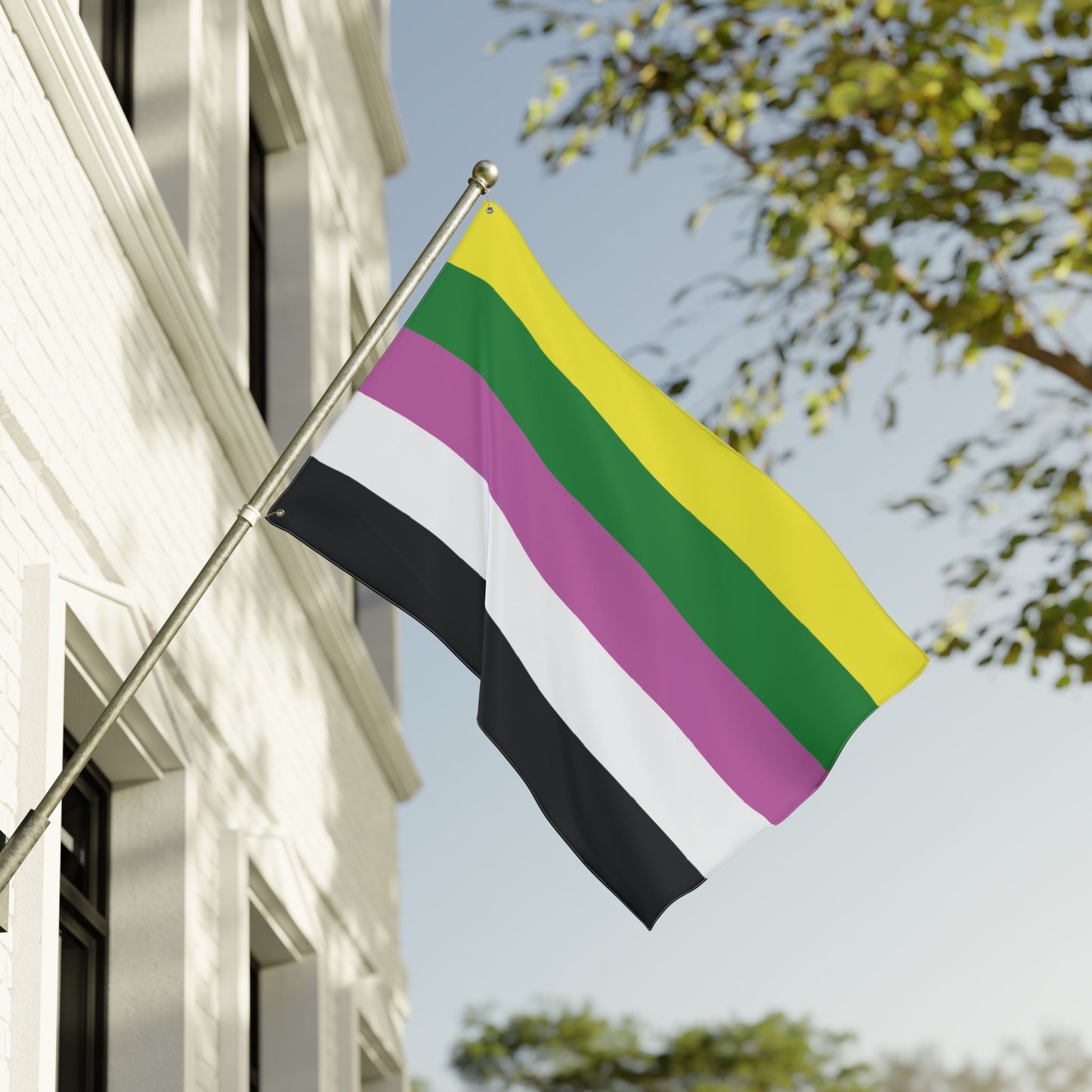 36'' × 60'' Ceterosexual Double-Sided Pride Flag with Grommets