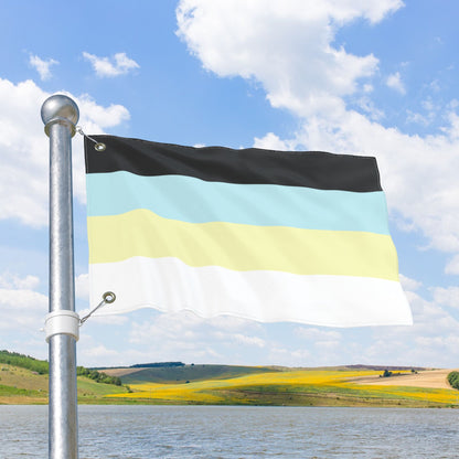 Requiesromantic 4-Stripe Pride Flag with Grommets