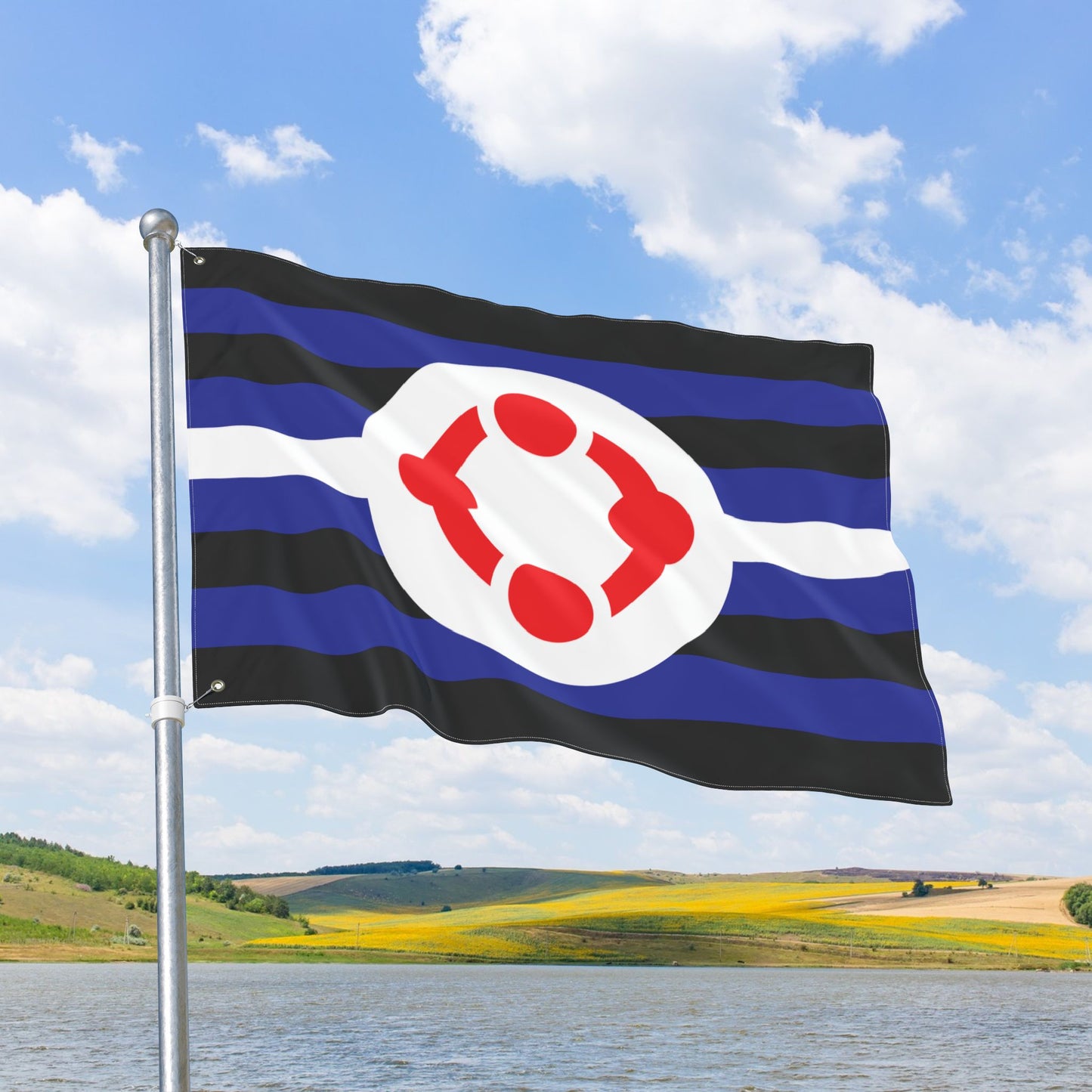Fetish Pride Flag with Grommets
