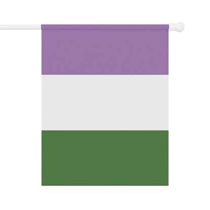 Genderqueer Pride Garden Flag Banner