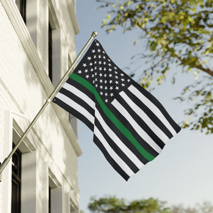 36'' × 60'' USA Thin Green Line American Flag with Grommets