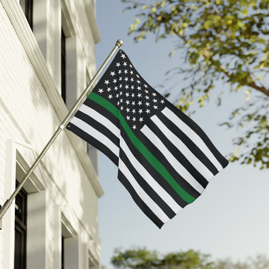 36'' × 60'' USA Thin Green Line American Flag with Grommets