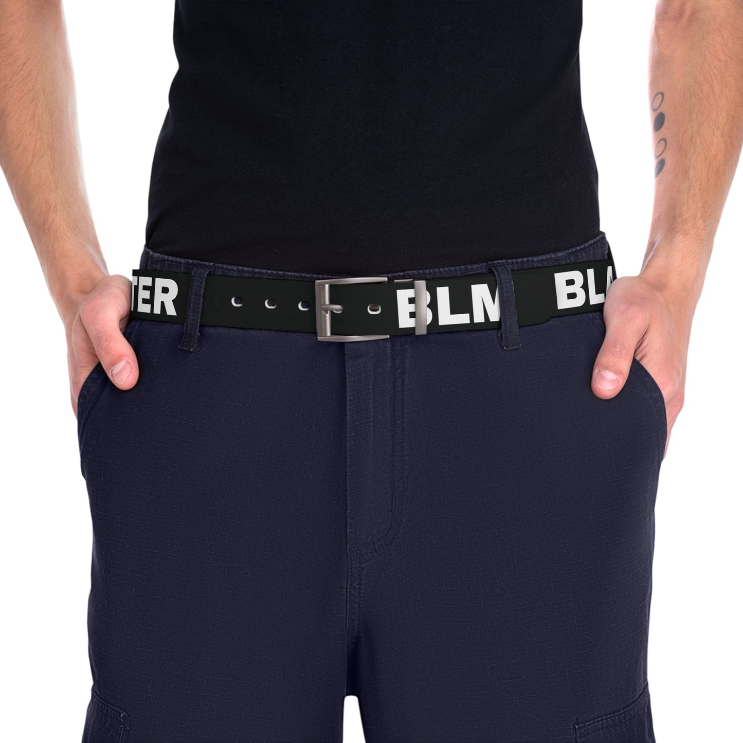 Gun Metal 50'' Black Lives Matter BLM Belt