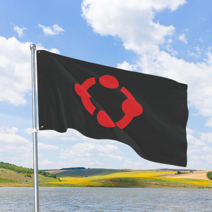 Fetish Black Pride Flag with Grommets