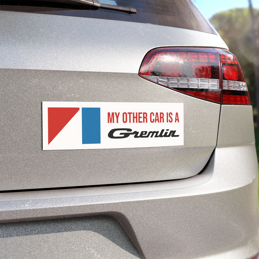 My Other Car is a Gremlin, AMC Black Logos Custom Car Magnet