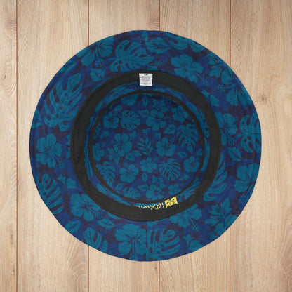 Blue Tropical Bucket Hat • Irvine Ondrey Engineering