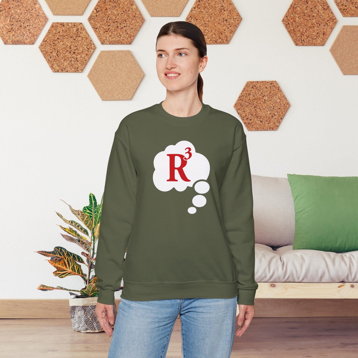 Military Green Red’s Randumb Ruminations Sweatshirt