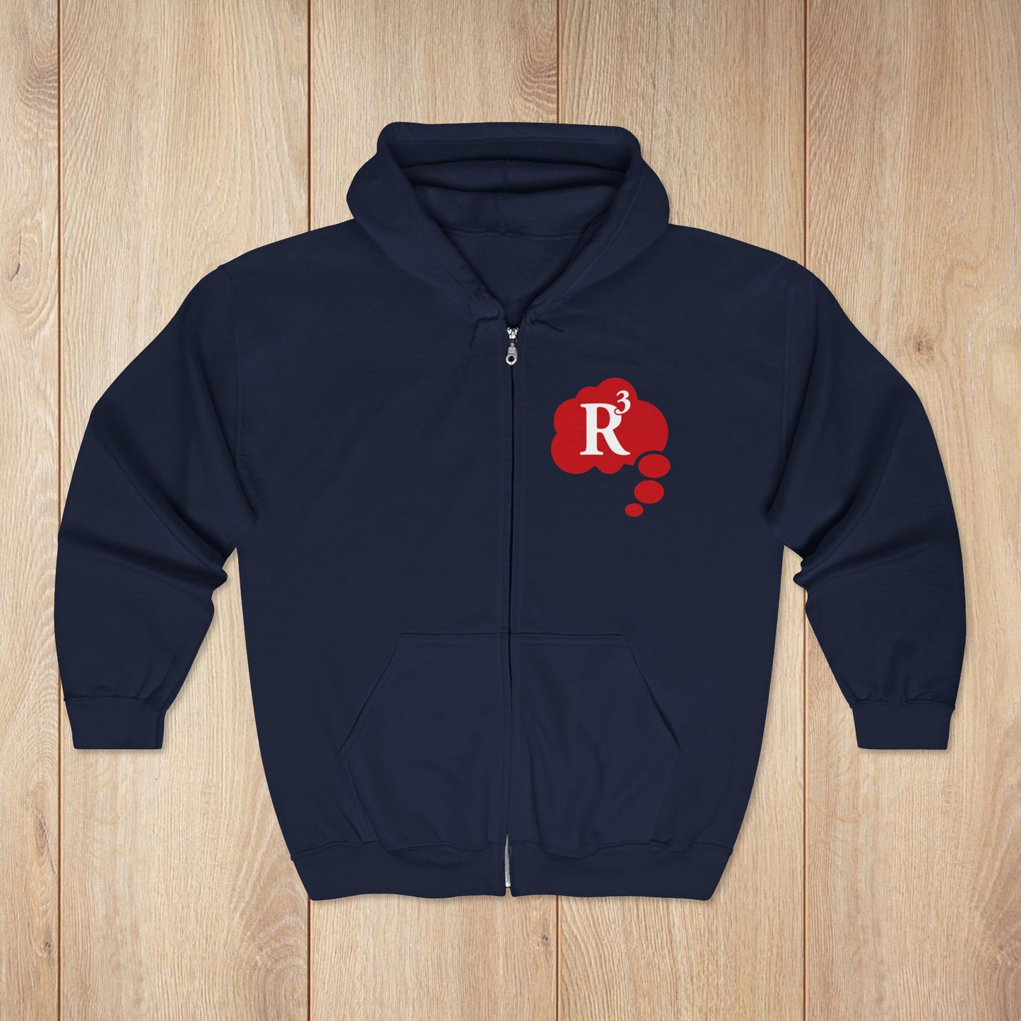 Navy Red’s Randumb Ruminations Zip Hoodie