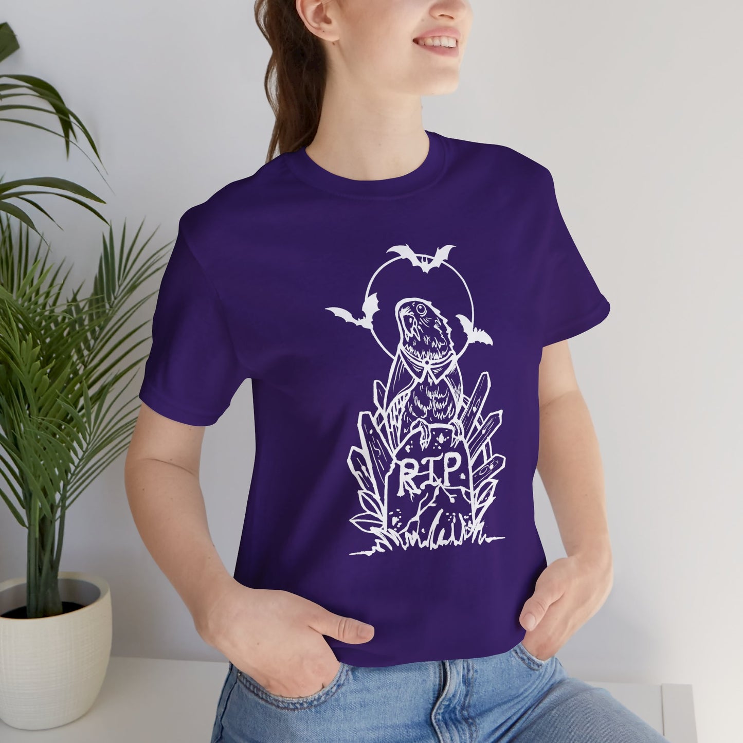 Vampire Lovebird, Line Art Tee