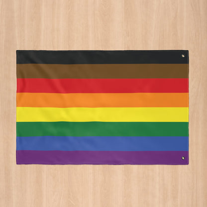 PoC Rainbow Pride Flag with Grommets