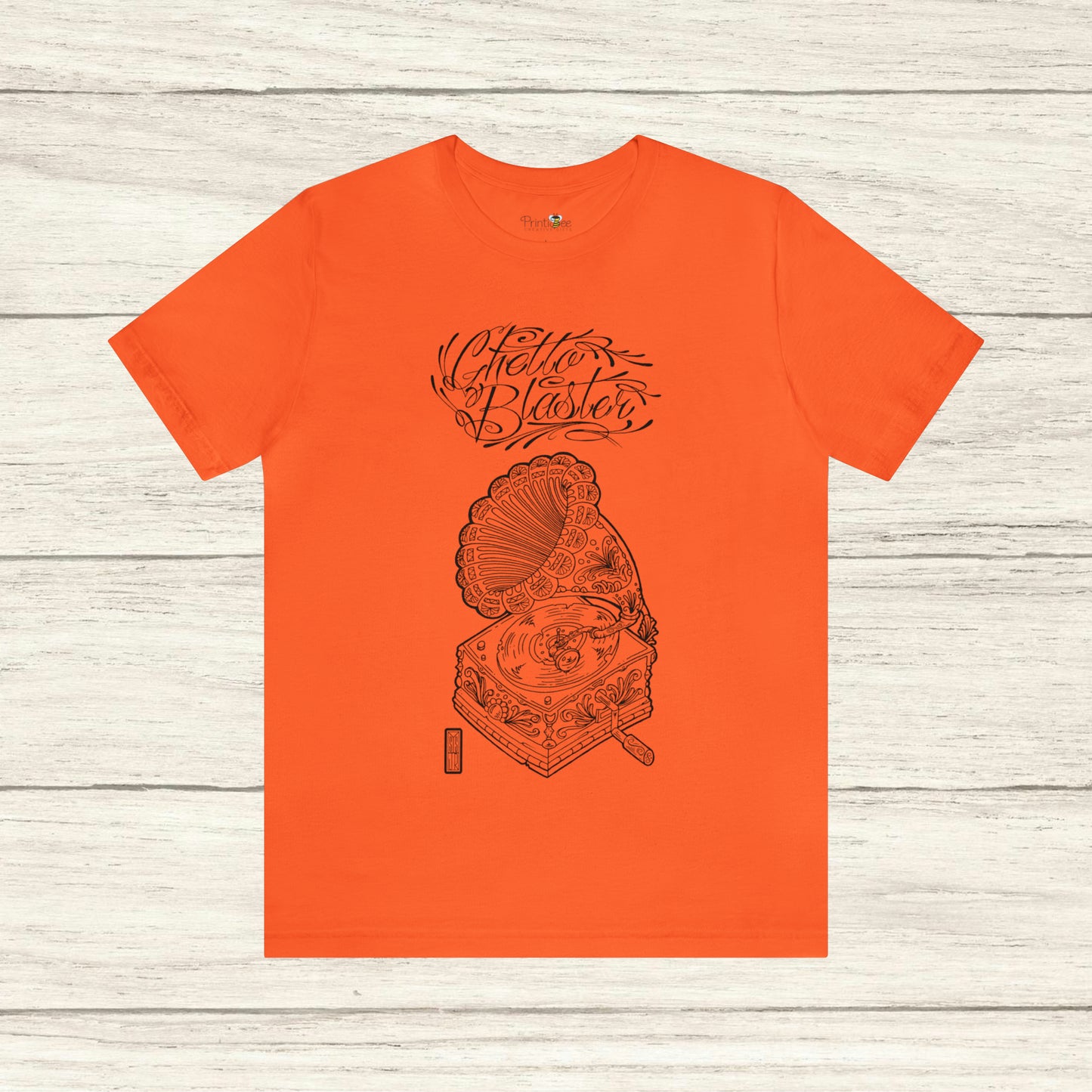 Ghetto Blaster, Tee-shirt Line Art