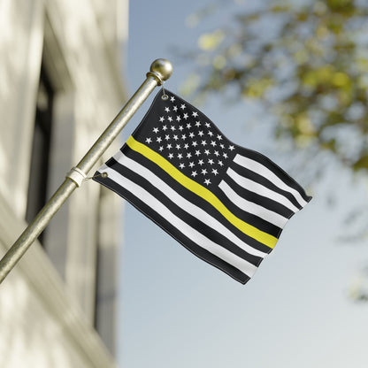 12'' × 18'' USA Thin Yellow Line American Flag with Grommets