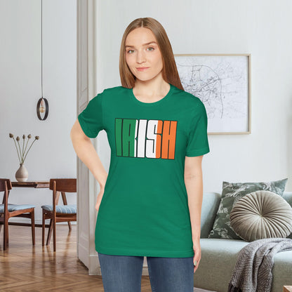 Kelly Irish Tee, Ireland Flag Shirt