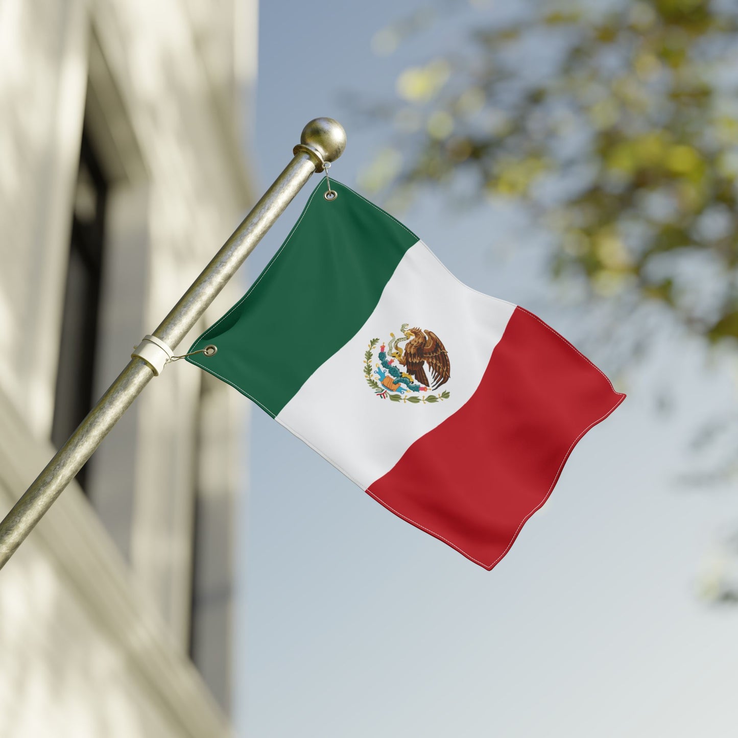12'' × 18'' Mexico Flag with Grommets