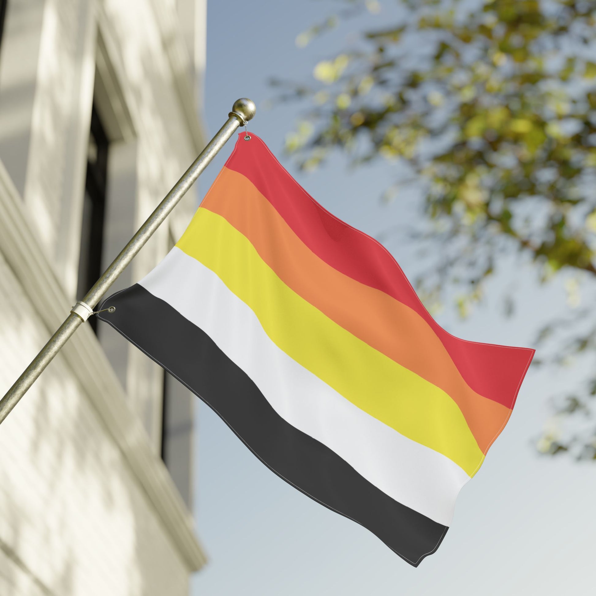 24'' × 36'' Lithromantic Pride Flag with Grommets