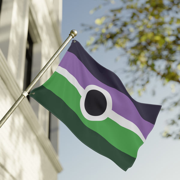 24'' × 36'' Voidpunk Pride Flag with Grommets