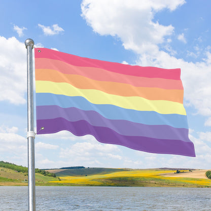 Xenogender Pride Stripes Flag with Grommets