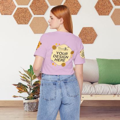 Custom Pink & Purple Tees for BELLA+CANVAS® 3001