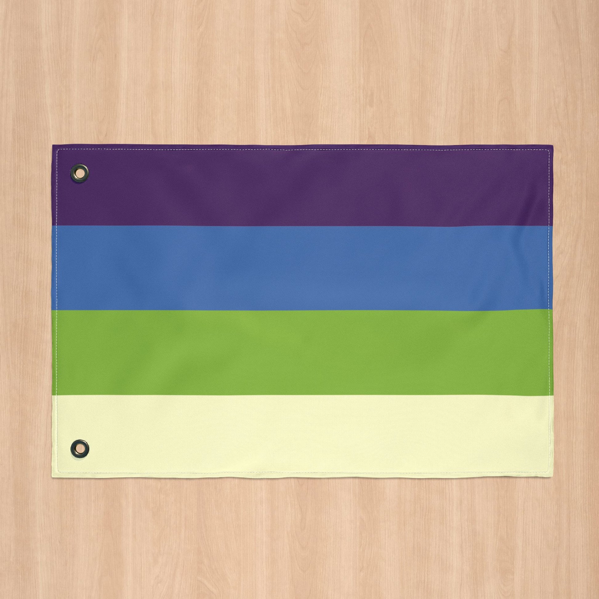 Aplatonic Pride Flag with Grommets