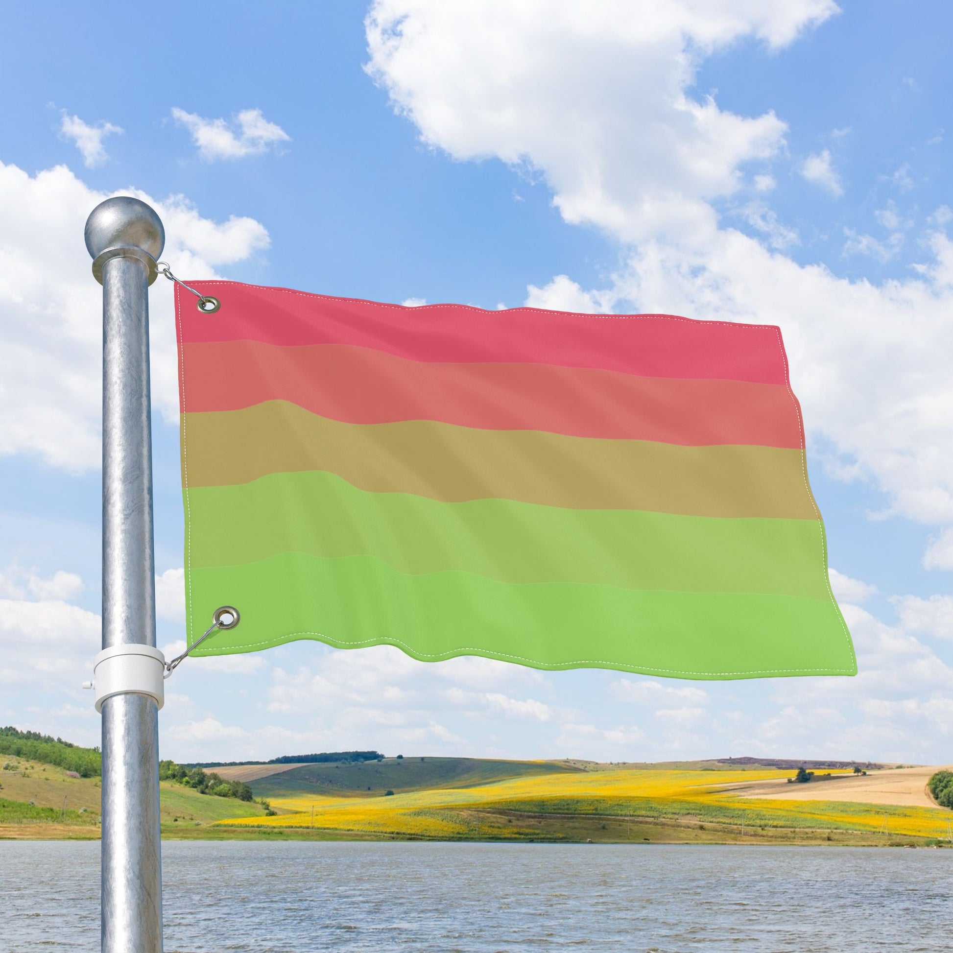 Aroflux Gradient Pride Flag with Grommets