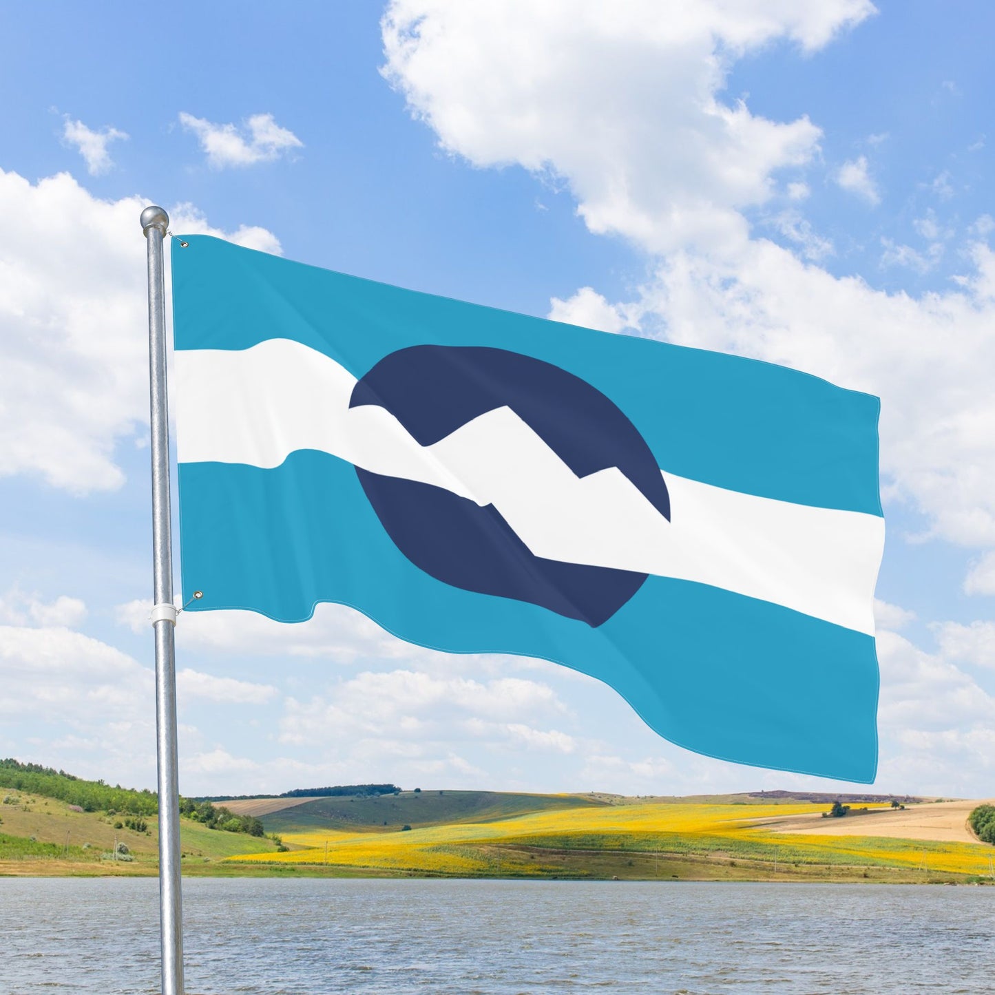 UT - Ogden, Utah Double-Sided Flag with Grommets