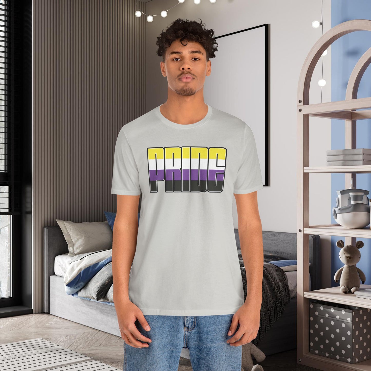 Silver Non-Binary Pride Tee