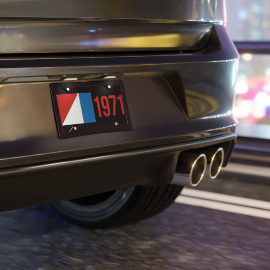 AMC Logo w/ Red Year Black Custom Vanity Plates