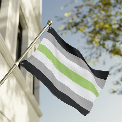 24'' × 36'' Agender Pride Flag with Grommets